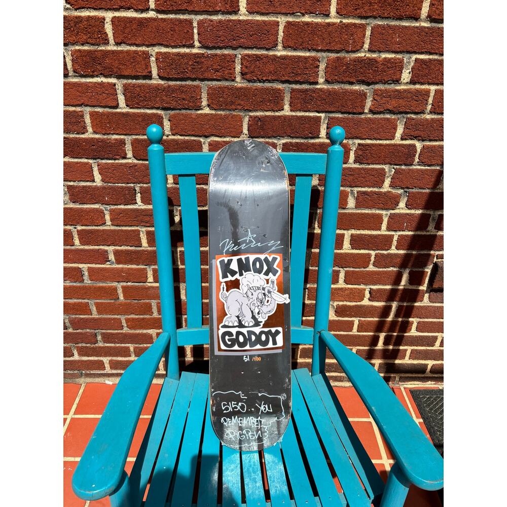 Knox Godoy x Thank You Skateboards - Signed Skateboard Deck - number 51 of 100